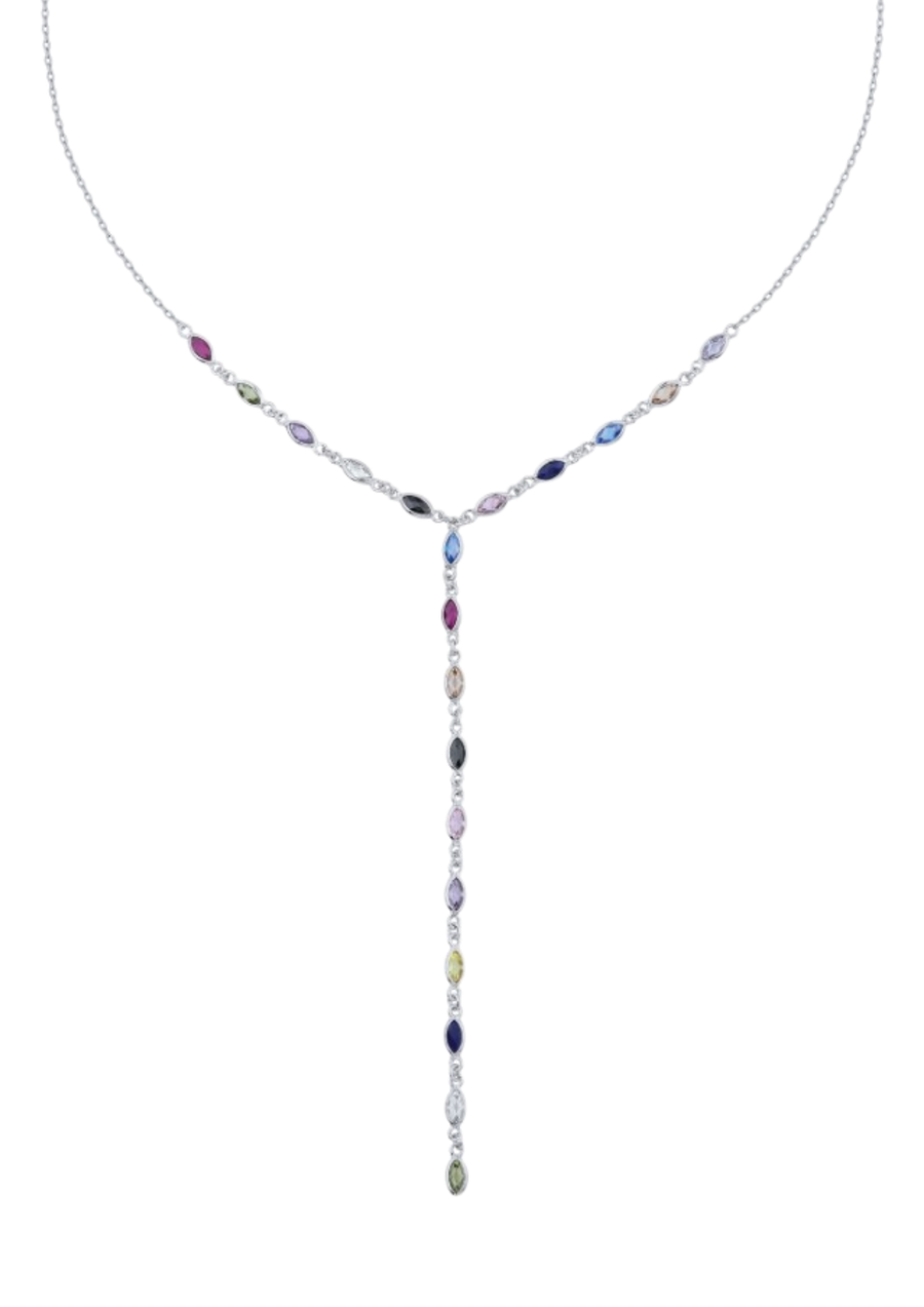 Multicolour Y-Necklace