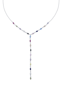 Multicolour Y-Necklace