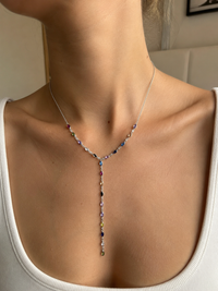 Multicolour Y-Necklace